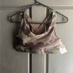 Old Navy Olive Camo Sports Bra